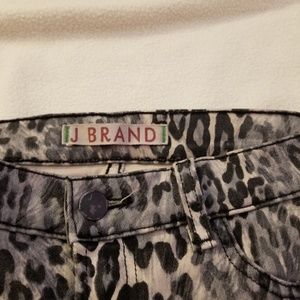 J Brand leopard jeggings